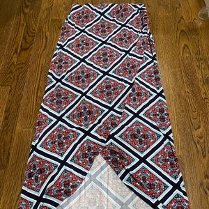 maxi skirt with front slit